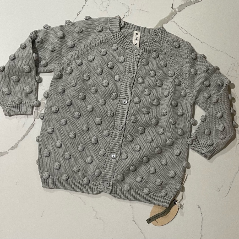 Wear pippin knit popcorn cardigan